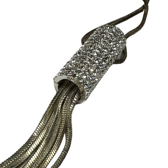 Five Beautiful Necklaces, Pearls, Tassels, CZ, Purple Stone - Picture 7 of 16